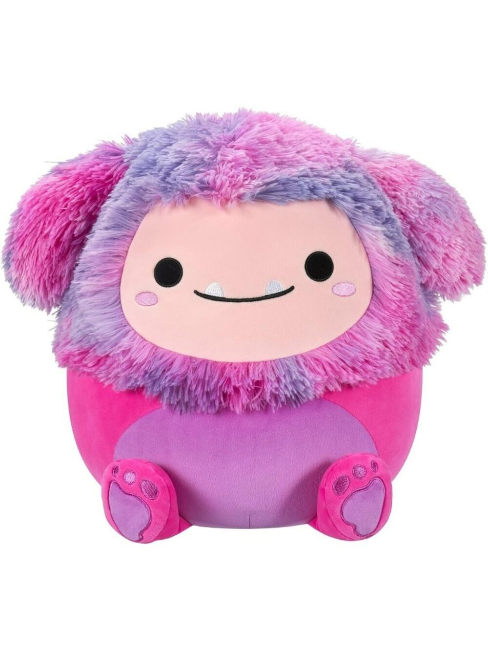 Squishmallows Woxie The Bigfoot Plush 14" Magenta Tie-Dye Mane